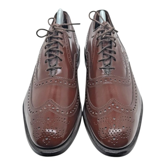 Allen Edmonds Other - Allen Edmonds McAllister Wingtip Oxford Dress Shoe Mens 10C Narrow Brown 6265